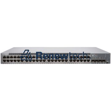JUNIPER EX3400-48P - EX3400 48-port 10/100/1000BASE-T (48 PoE+ ports) with 4 SFP+ and 2 QSFP+ uplink ports
