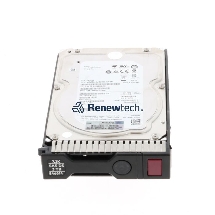 HP 3TB SAS 12G 7.2K LFF HDD for G8-G10 Servers